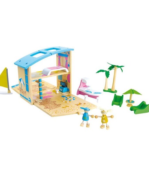 Legler drevena chata v kufru b