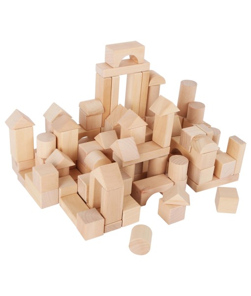 Legler drevene kostky prirodni, 100 ks a
