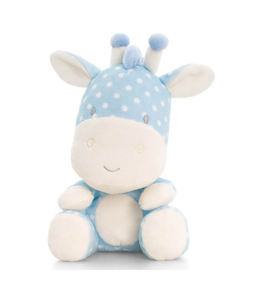 Keel Toys modra plysova zirafa a
