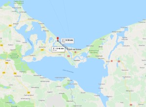 Ujít podobnou trasu, kterou urazila šestiletá holčička, by zdravému dospelému člověku trvalo normální chůzí přibližně 2 hodiny. Zdroj: Google Maps