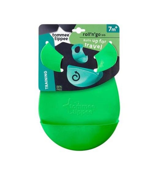 Tommee Tippee Explora rolovaci plastovy bryndak (zeleny) b