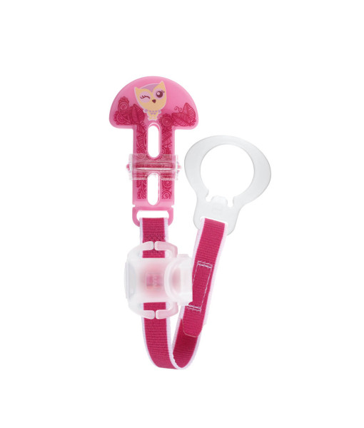 MAM klip na dudlik s krytkou Clip and Cover (sovicka) a