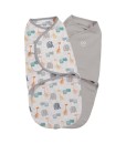 Summer Infant zavinovacka SwaddleMe Original (seda, zviratka z dzungle), 2 ks a