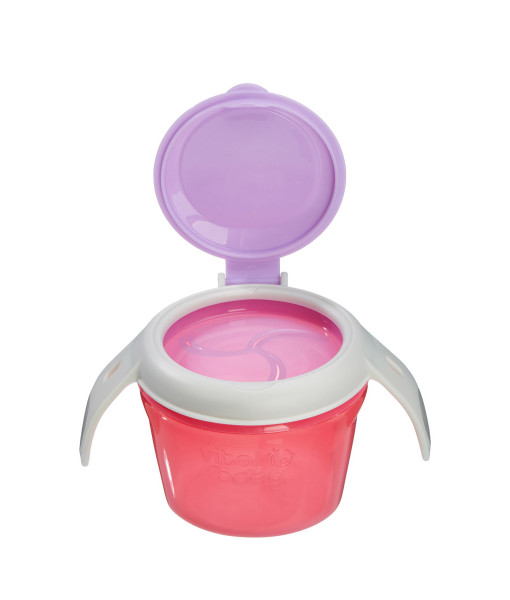 Vital Baby svacinova miska na cesty (ruzova) a