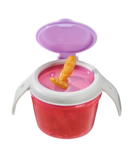 Vital Baby svacinova miska na cesty (ruzova) d