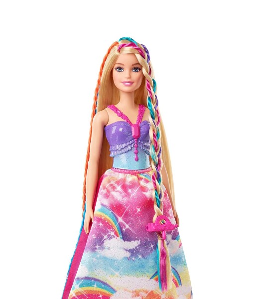 Mattel Barbie Dreamtopia princezna s barevnymi vlasy herni set g