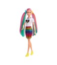 Mattel Barbie leopardi panenka s duhovymi vlasy a doplnky c