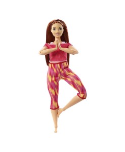 Mattel Barbie v pohybu zrzka v ruzovem a