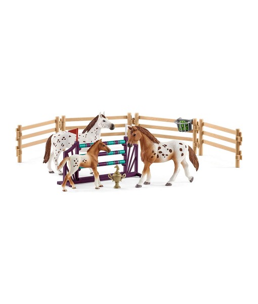 Schleich 42433 set appalossti kone a treninkove prislusenstvi a
