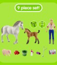 Schleich 42486 navsteva lekare u klisny a hribete e