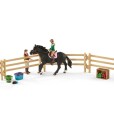 Schleich 42389 jezdecka skola s jezdci a konmi d