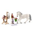 Schleich 42389 jezdecka skola s jezdci a konmi e
