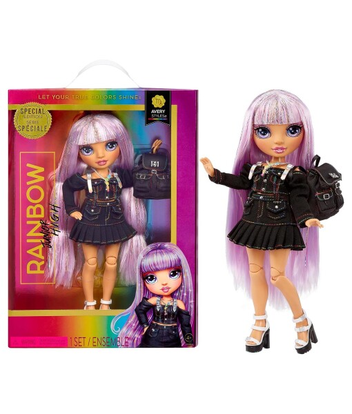 MGA Entertainment Rainbow High Junior Fashion panenka Avery Styles a