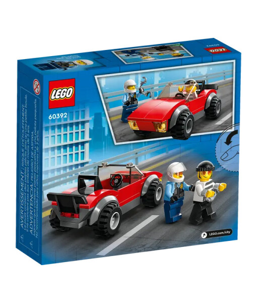 LEGO CITY 60392 honicka auta s policejni motorkou f