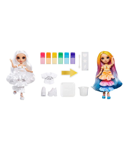 MGA Entertainment Rainbow High Watercolor & Create panenka s hnedyma ocima c