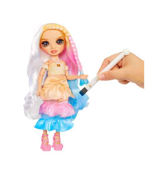 MGA Entertainment Rainbow High Watercolor & Create panenka s hnedyma ocima d