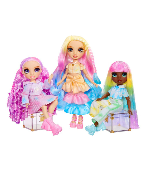 MGA Entertainment Rainbow High Watercolor & Create panenka s hnedyma ocima g