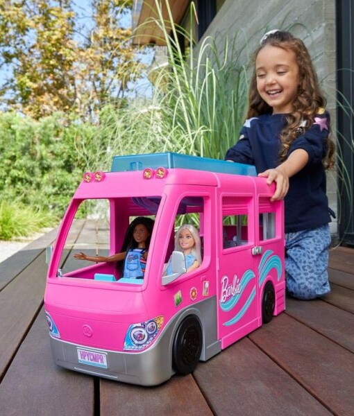 Mattel Barbie karavan snu s obri skluzavkou c