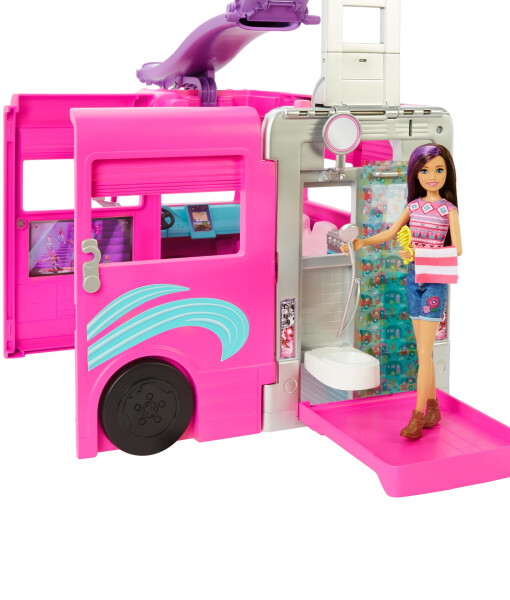 Mattel Barbie karavan snu s obri skluzavkou i
