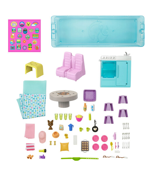 Mattel Barbie karavan snu s obri skluzavkou j